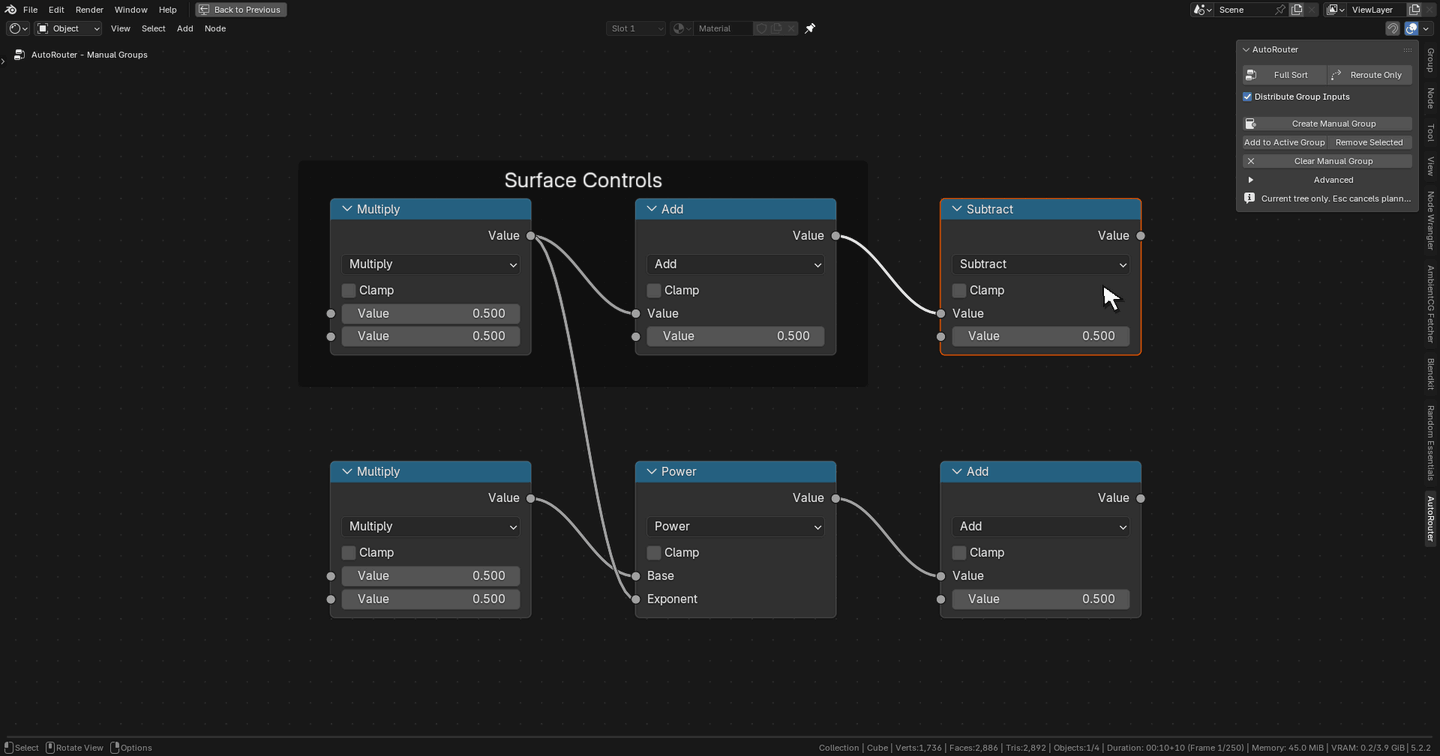 Add to Active Group demonstration