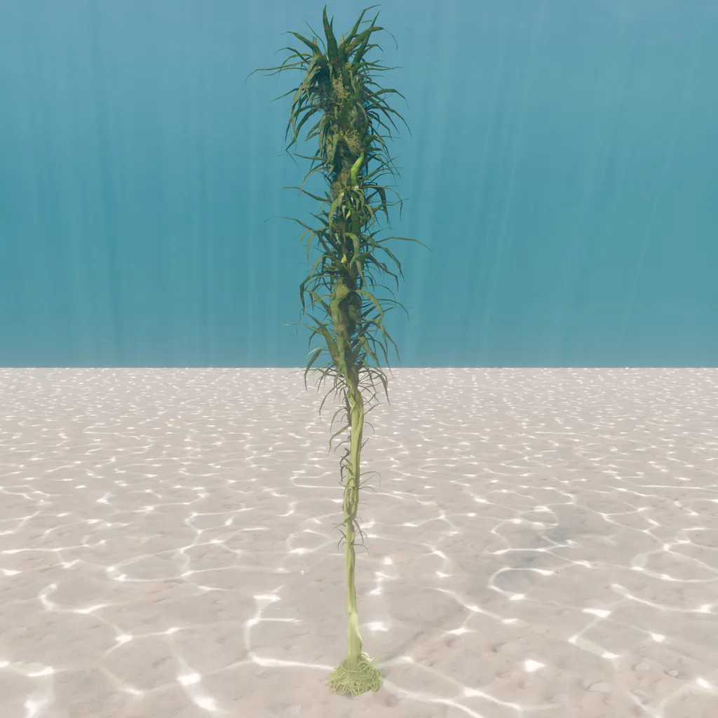 Alien Kelp — Animated — Animated alien vegetation with an otherworldly silhouette for underwater environments.