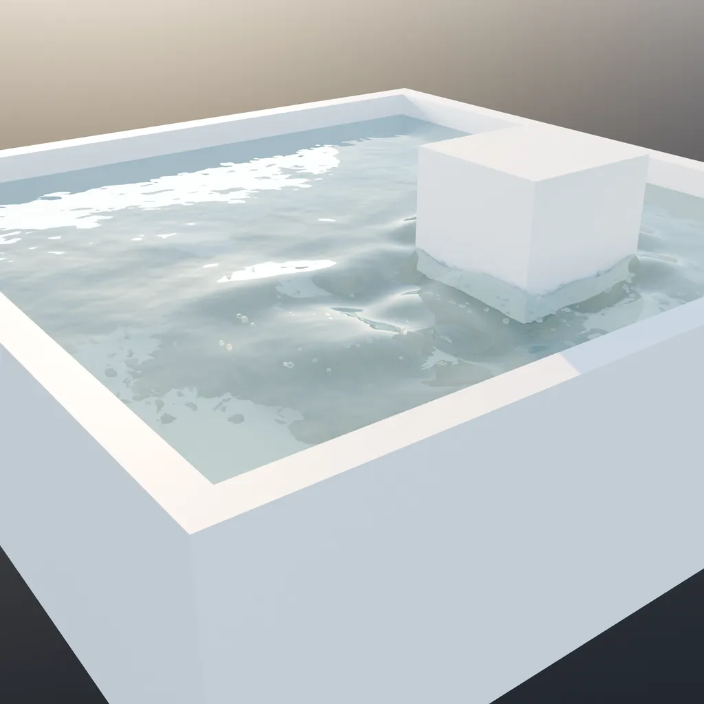 Interactive Water — Persistent waves, directional impacts, ripples, and optional underwater bubbles.