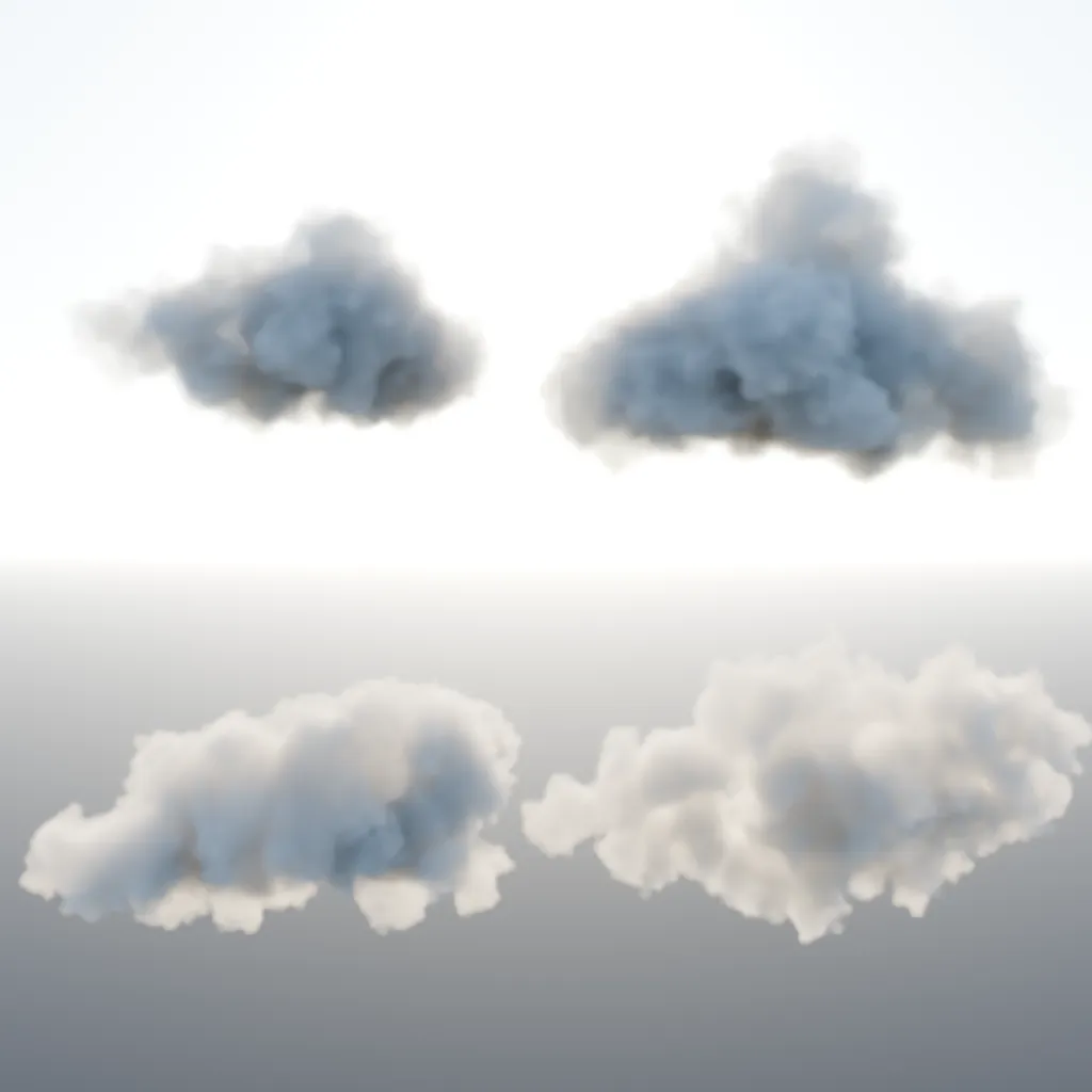 Cloud Generator Remastered — Editable mesh-based clouds with layered lobes, Repeat Zones, and volumetric scattering.